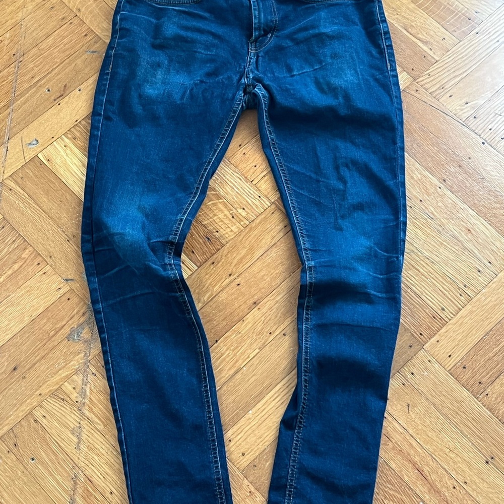 Denim&Co Men's Dark Blue Skinny Jeans